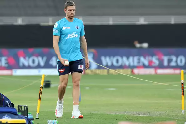 Anrich Nortje tested negative for COVID-19, joins the Delhi Capitals Squad