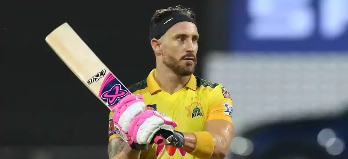 Faf Du Plessis propelled Chennai Super Kings to the finals
