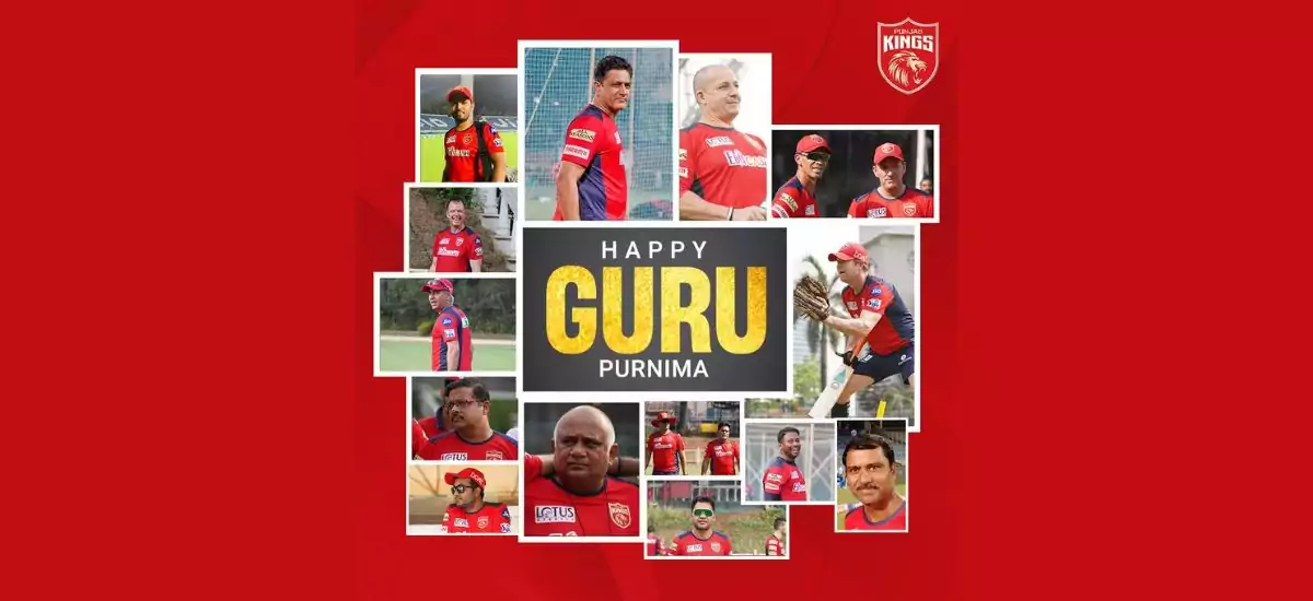 On The Occasion Of Guru Purnima, Punjab Kings Paid Tribute To All The Gurus Via Twitter