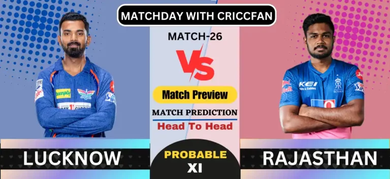 LSG vs RR Match Preview: Head to Head in IPL